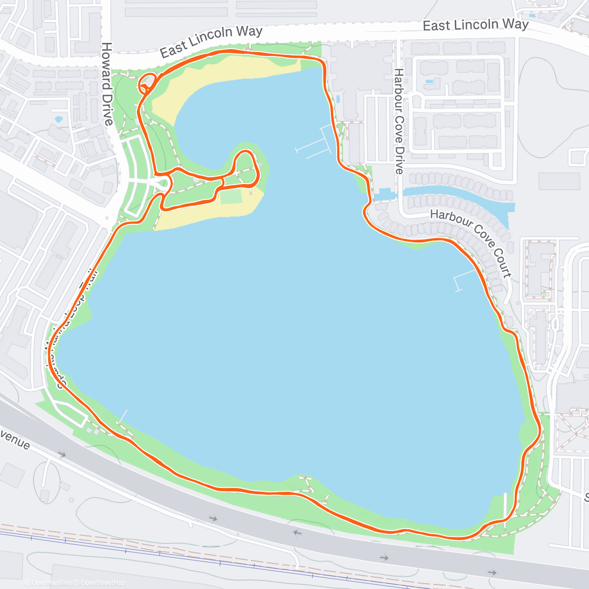 Карта физической активности (More Running, Less Walking)