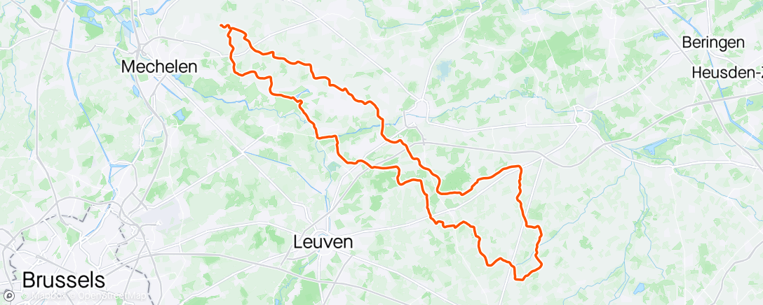Map of the activity, Hoeleden à la Flamande 🌦