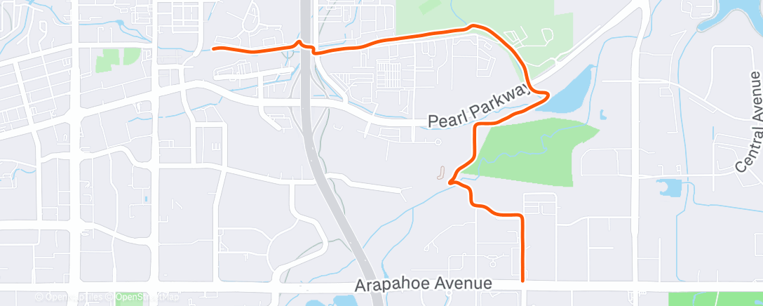 Map of the activity, Afternoon Gravel Ride