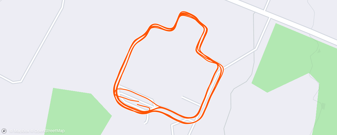 Map of the activity, Morning Run