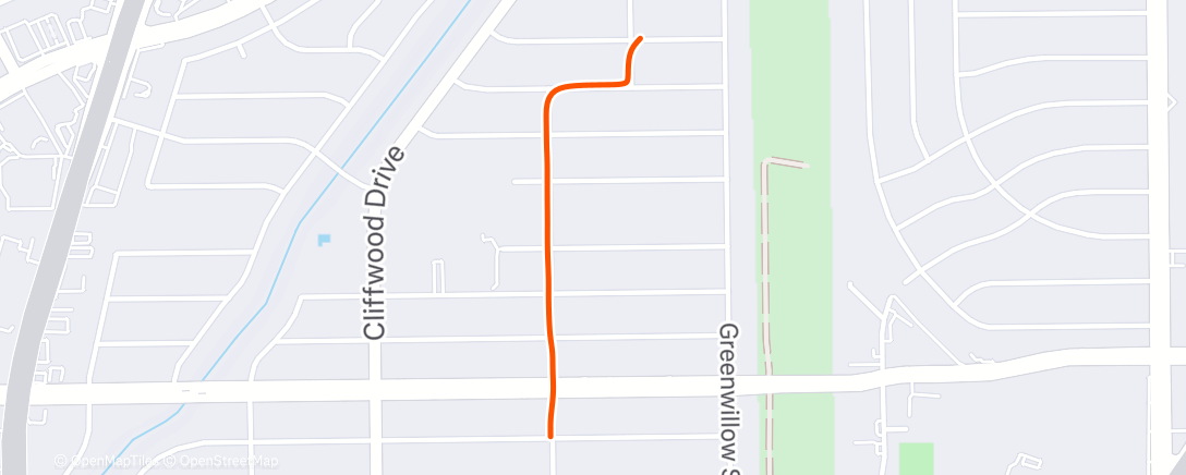 Mapa de la actividad (Afternoon Hike)