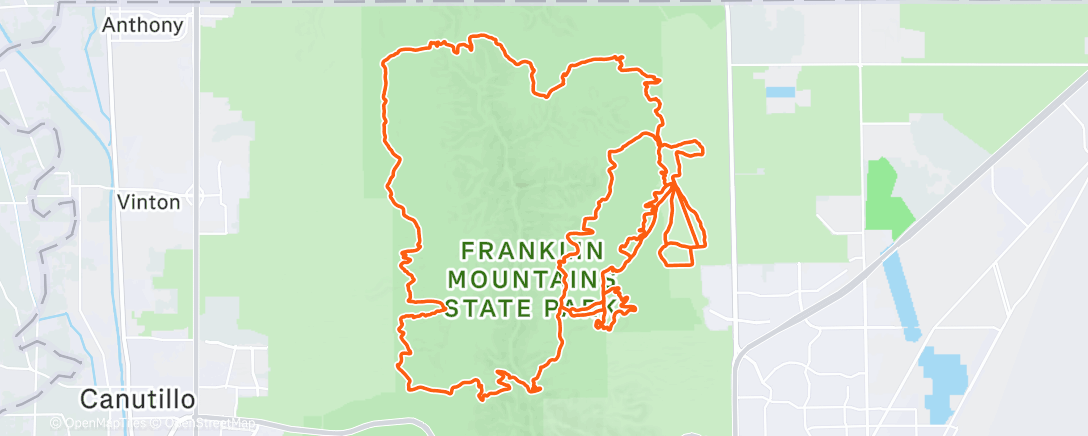 Map of the activity, Nice to start 2026 with a 🥇 - El Paso Puzzler