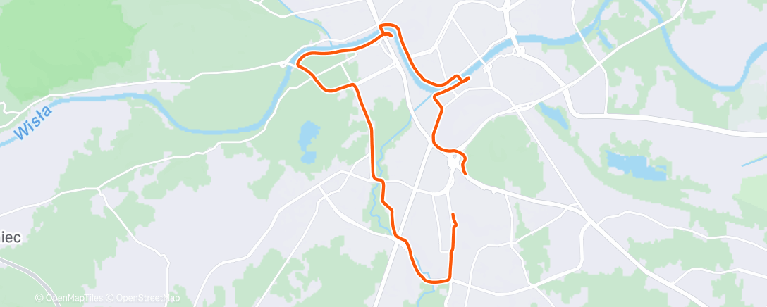 Карта физической активности (Afternoon Run)