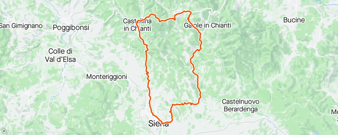 Map of the activity, Siena 5