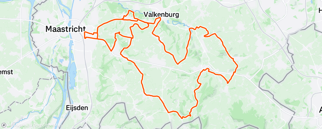 Map of the activity, Morning Ride