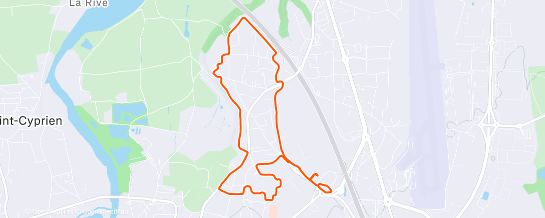 Map of the activity, CAP - Easy jogg’ ✌️