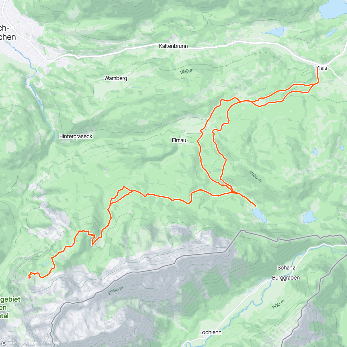 Mapa da atividade, Afternoon Ride