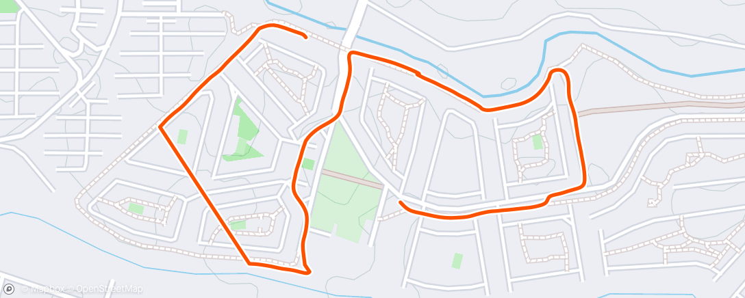Mapa de la actividad (Caminata a la hora del almuerzo)