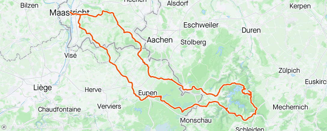 Map of the activity, Jesse wilde graag opgehaald worden uit Heimbach