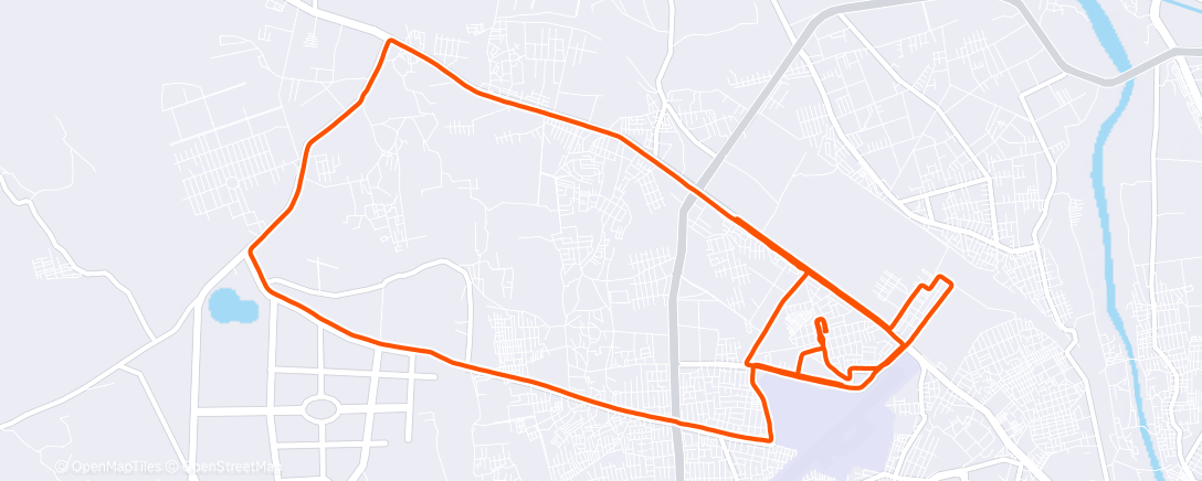 Map of the activity, Afternoon Ride