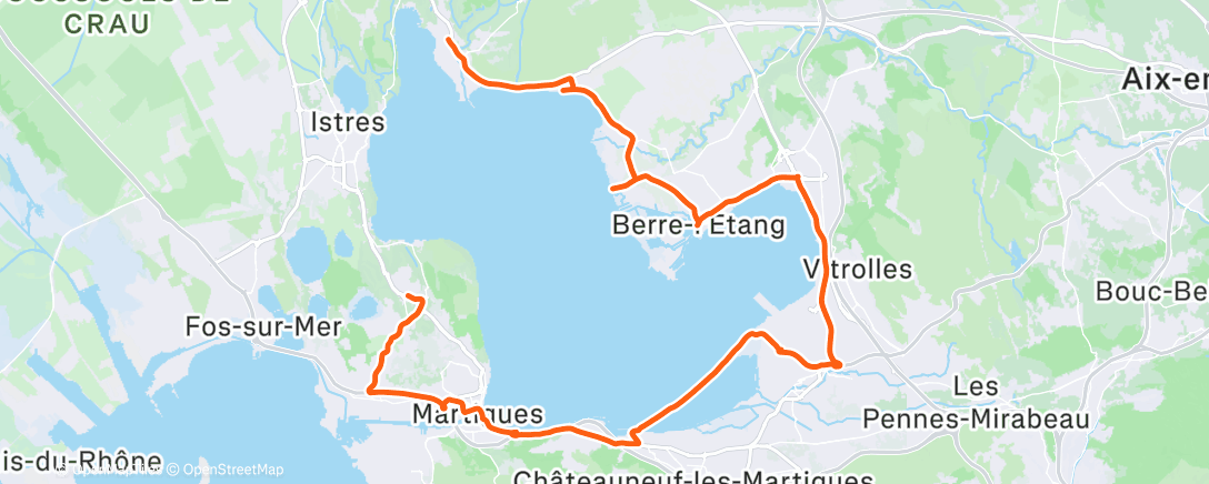 Карта физической активности (Morning Ride)