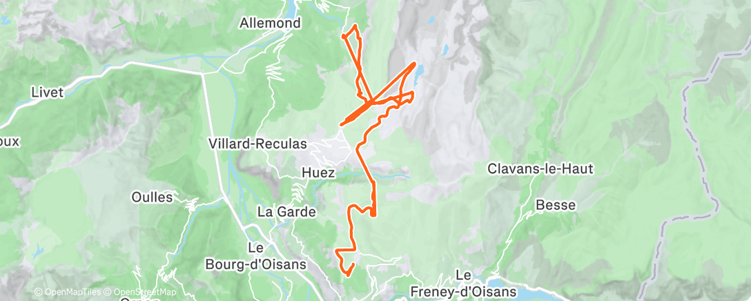 Карта физической активности (J'hésite entre ski alpin ou patin a glace)