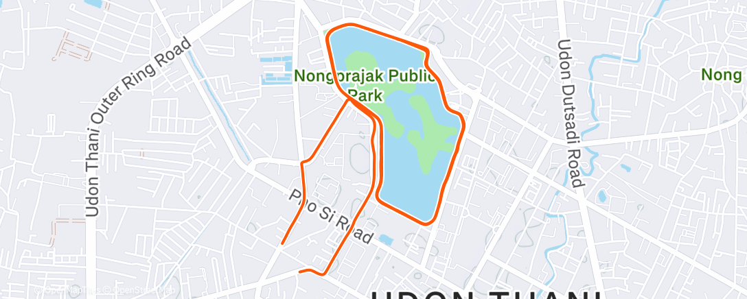 Map of the activity, Afternoon Ride