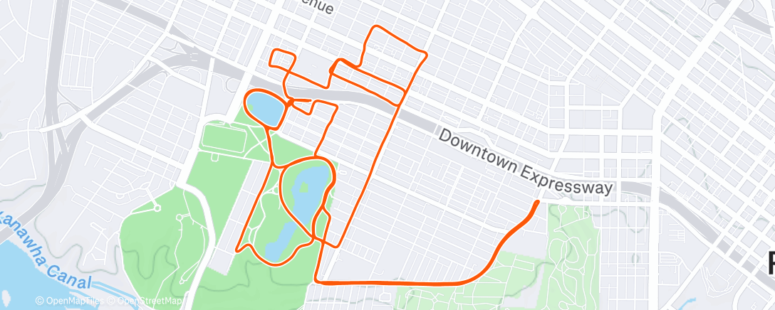 Map of the activity, Lunch Ride