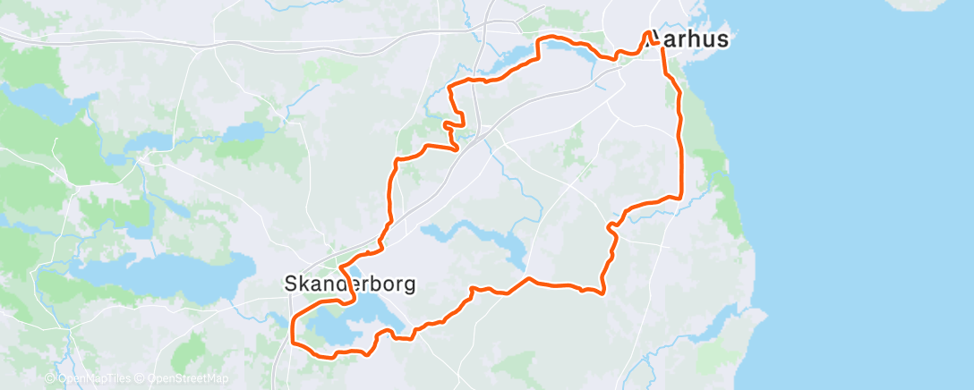Map of the activity, Morning Ride