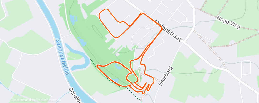 Map of the activity, Gravel le midi