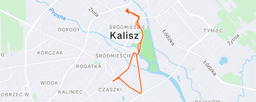 Map of the activity, Morning Gravel Ride