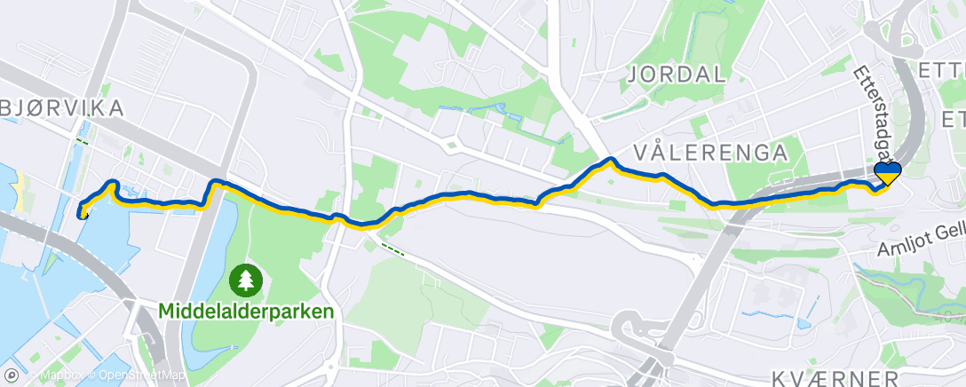 Map of the activity, Ruslings