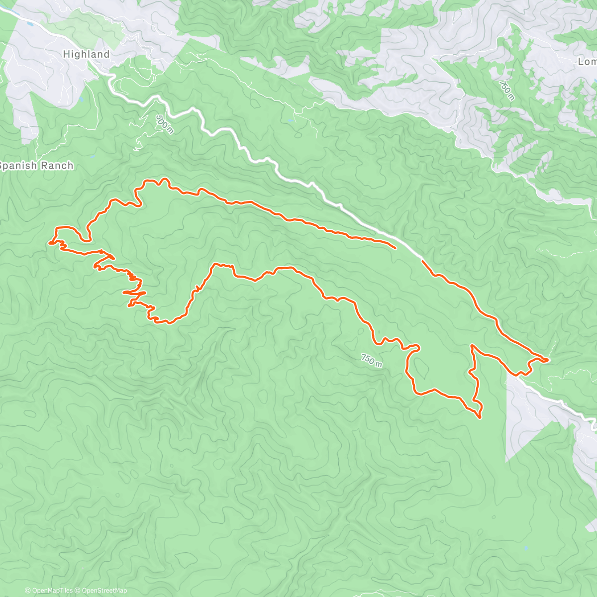 Map of the activity, Coaching day
