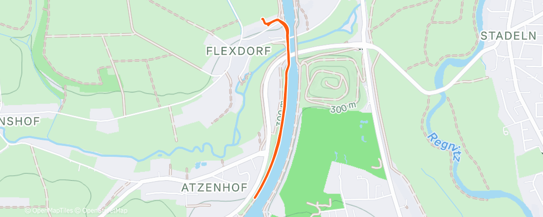 Map of the activity, Spaziergang am Nachmittag