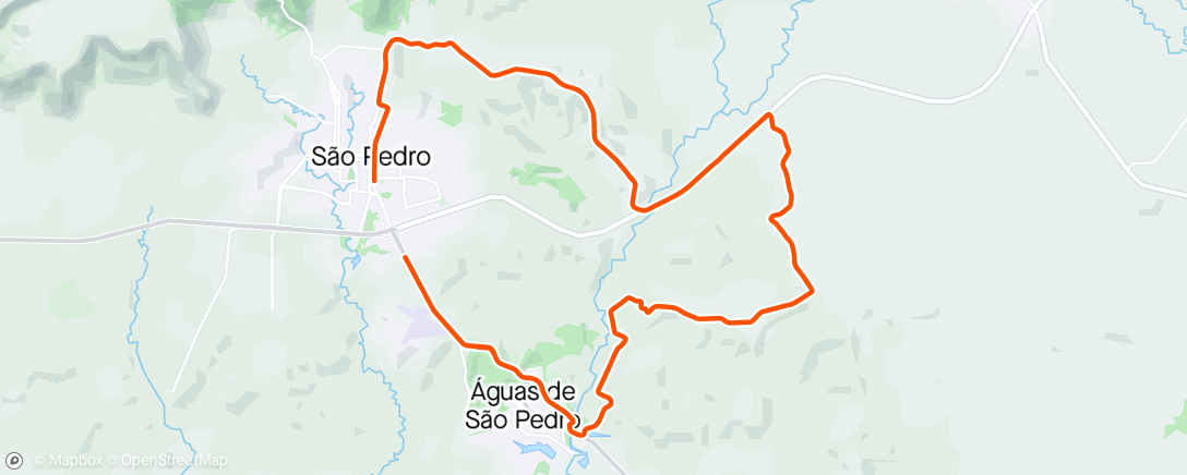 Map of the activity, Anel Floresta