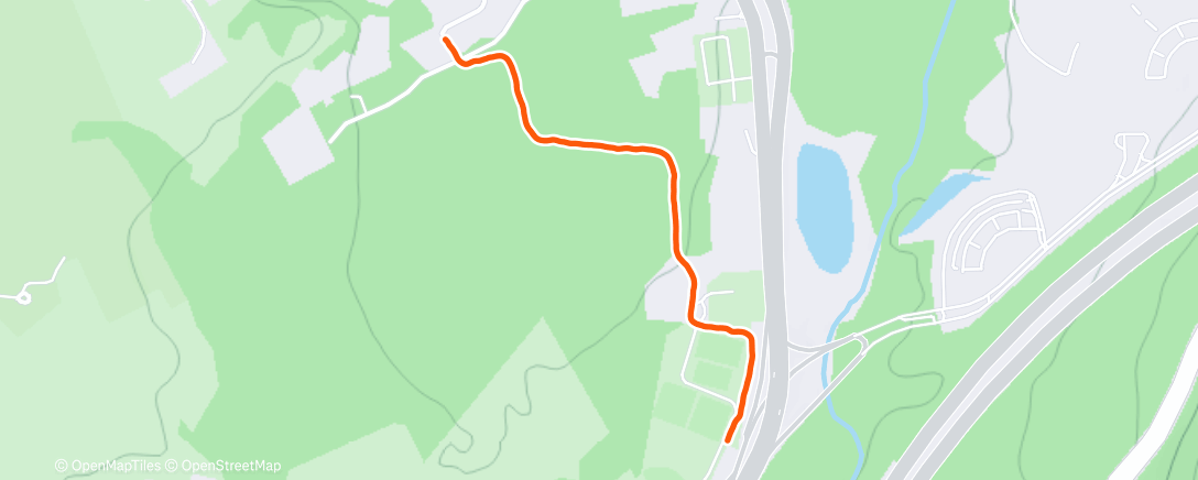 Map of the activity, Morning Walk