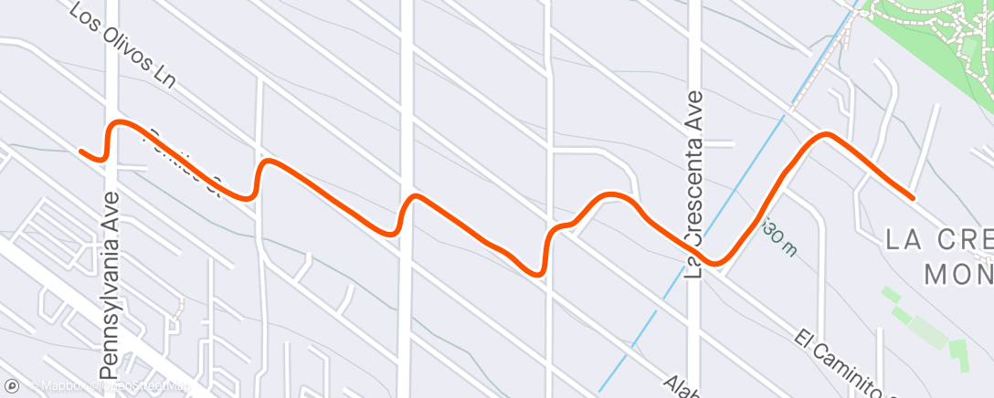 Map of the activity, Whatever I ate did not sit well, walked it in