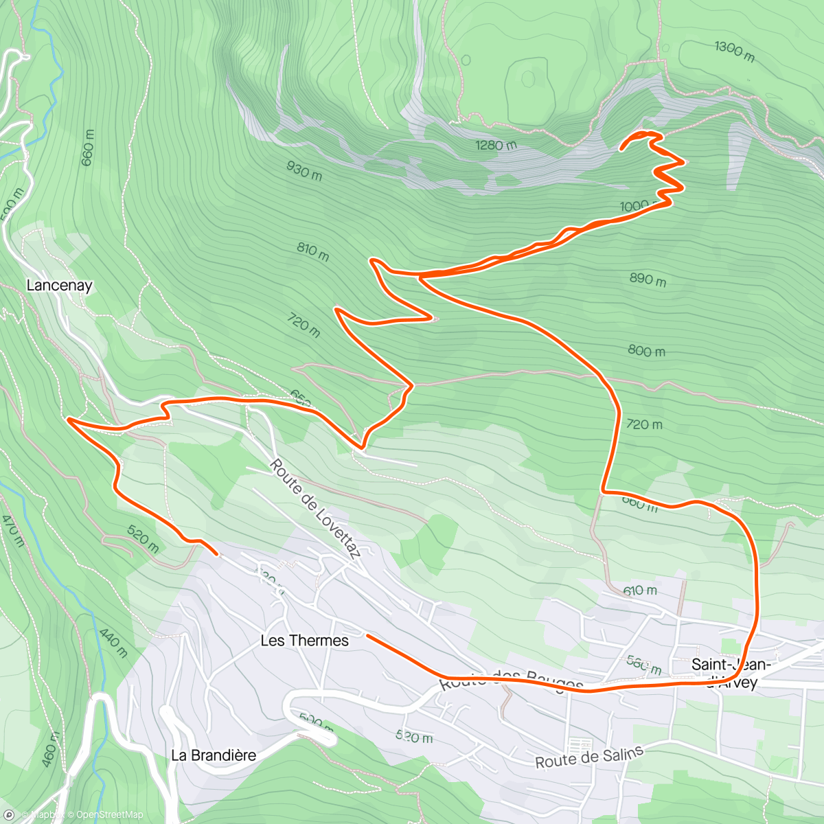 Map of the activity, S25 - Les peintures pour une transition spécifique Alpsman