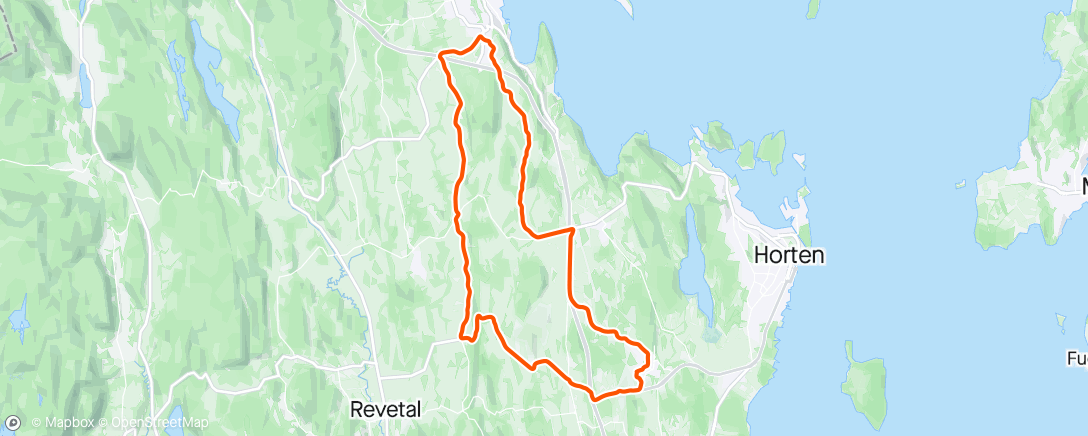 Map of the activity, Rolig Holmestrand