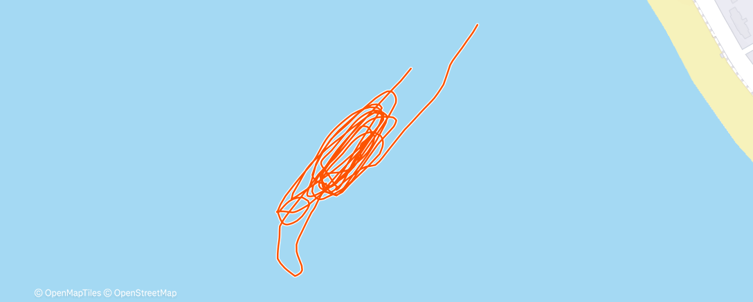 Карта физической активности (Morning Kayaking)