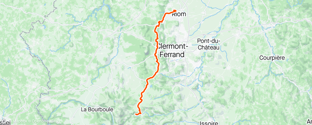 Map of the activity, Direction le chambon pour retrouver la marmaille😅