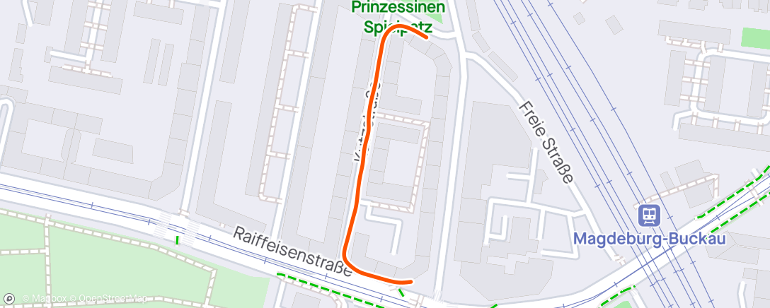 Mappa dell'attività Spaziergang am Abend