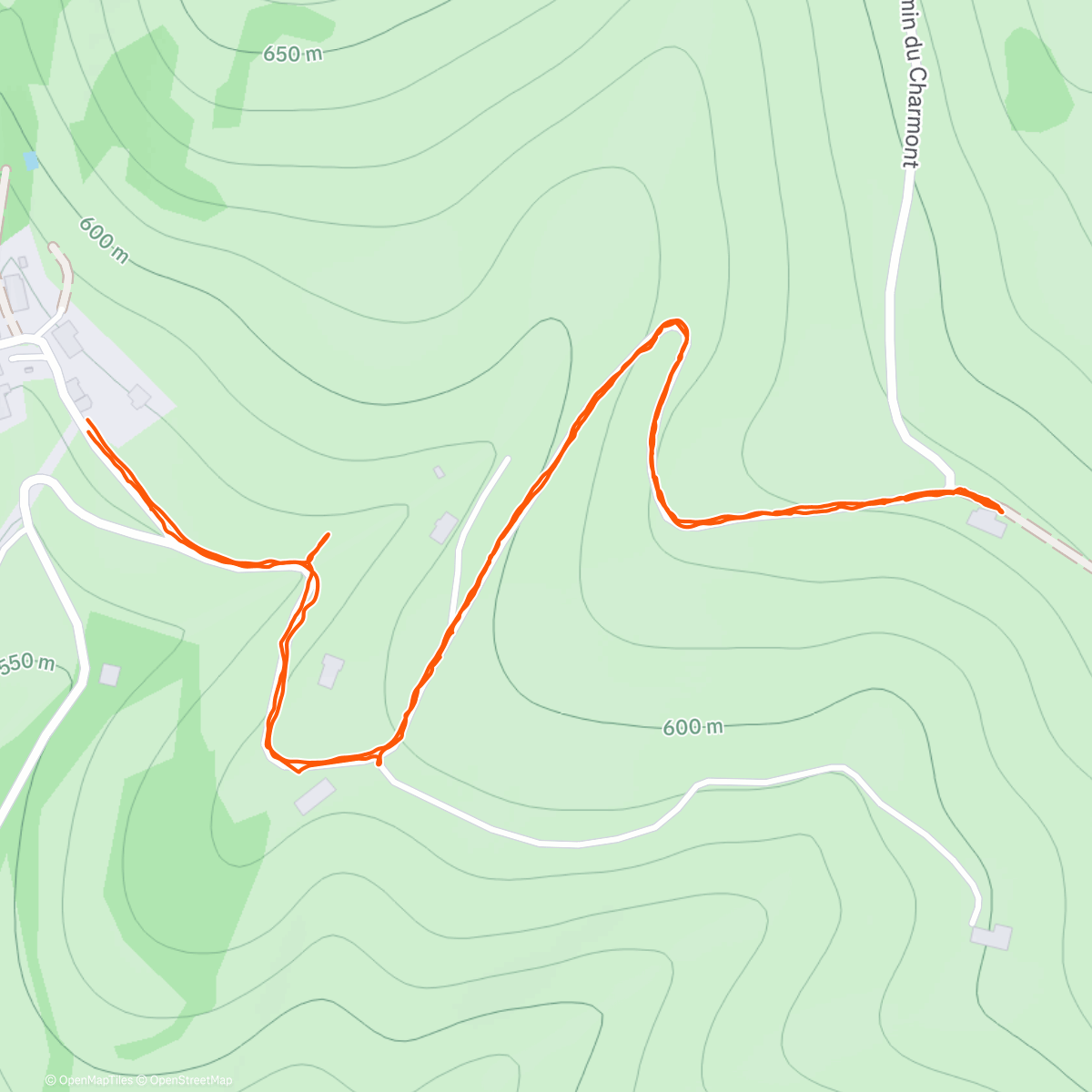 Mappa dell'attività Vélo du matin