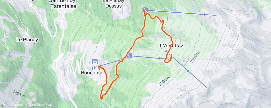 Mapa de la actividad (Morning Trail Run 🤍🤍)