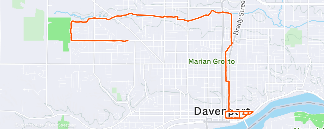 Map of the activity, GRB