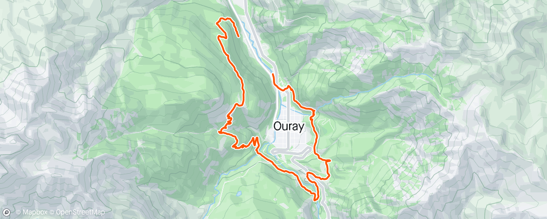 Mapa de la actividad, Local trails