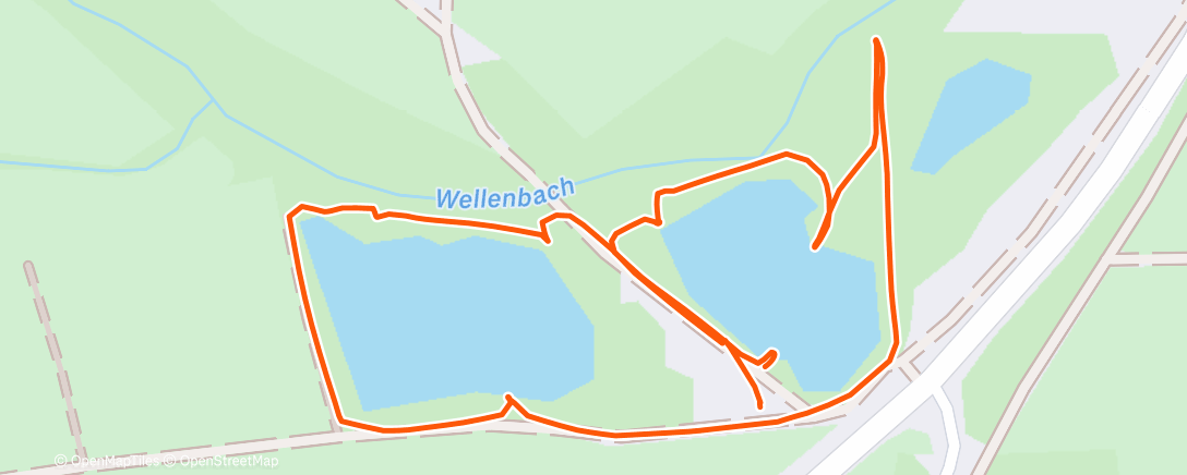 Map of the activity, Wanderung am Nachmittag