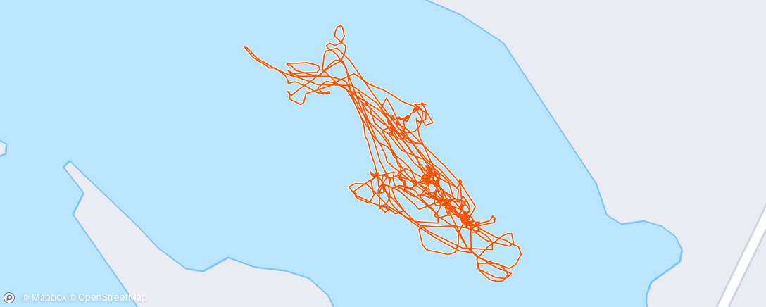 Map of the activity, Patin à glace dans l'après-midi