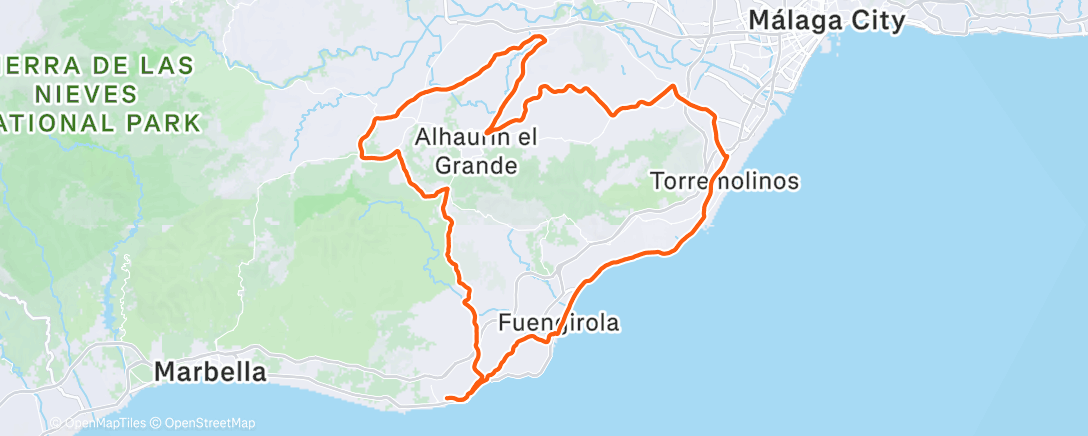 Carte de l'activité Morning Ride