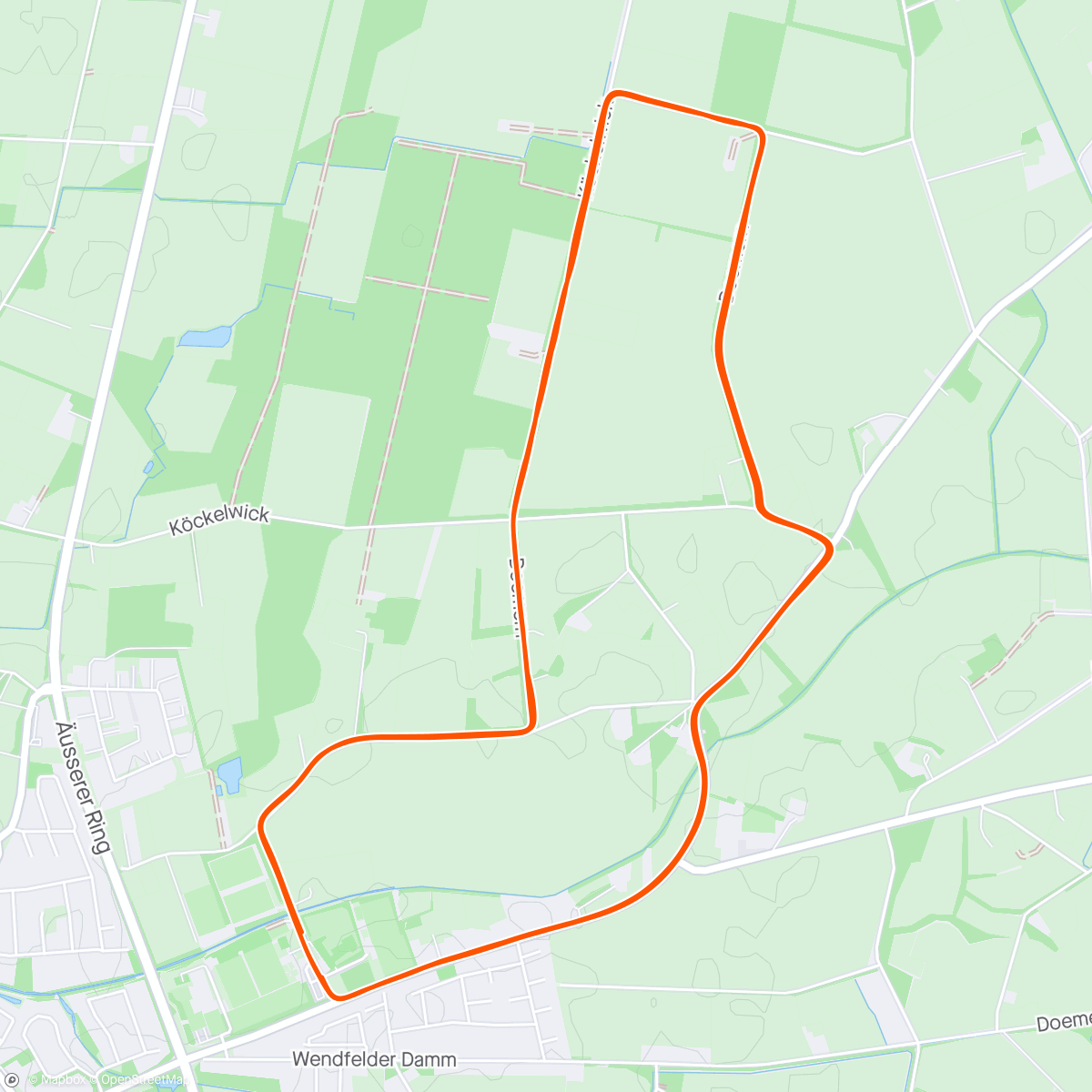 Map of the activity, NRW-Liga Vreden - Bike