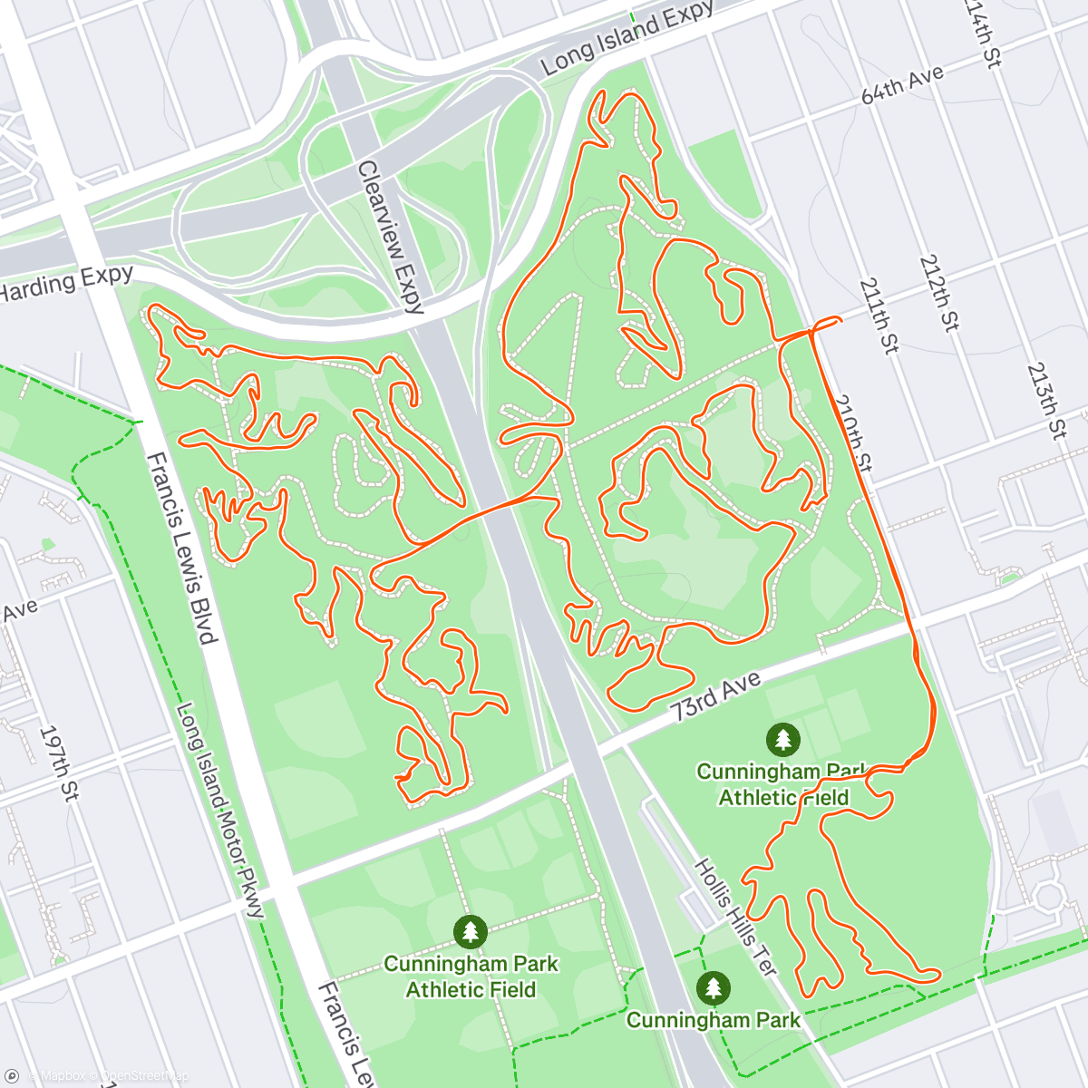 Map of the activity, Ground Control to Major Tom