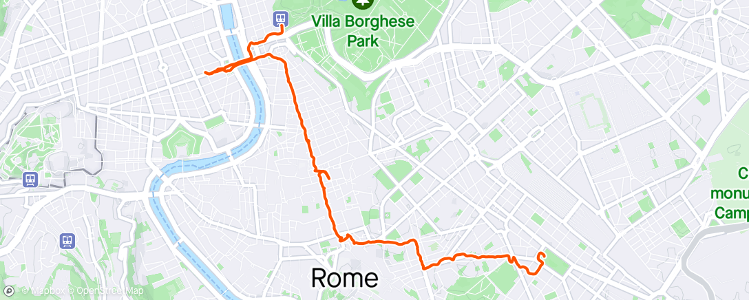 Map of the activity, Morning (shopping) Walk🇮🇹