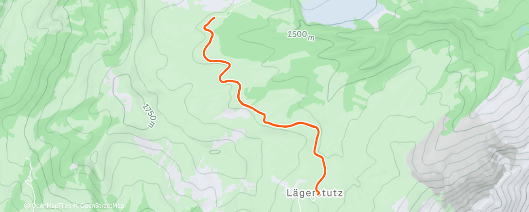Map of the activity, Ski Nordisch am Nachmittag