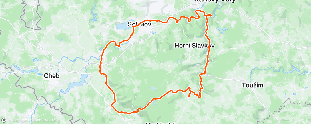 Map of the activity, Morning Gravel Ride