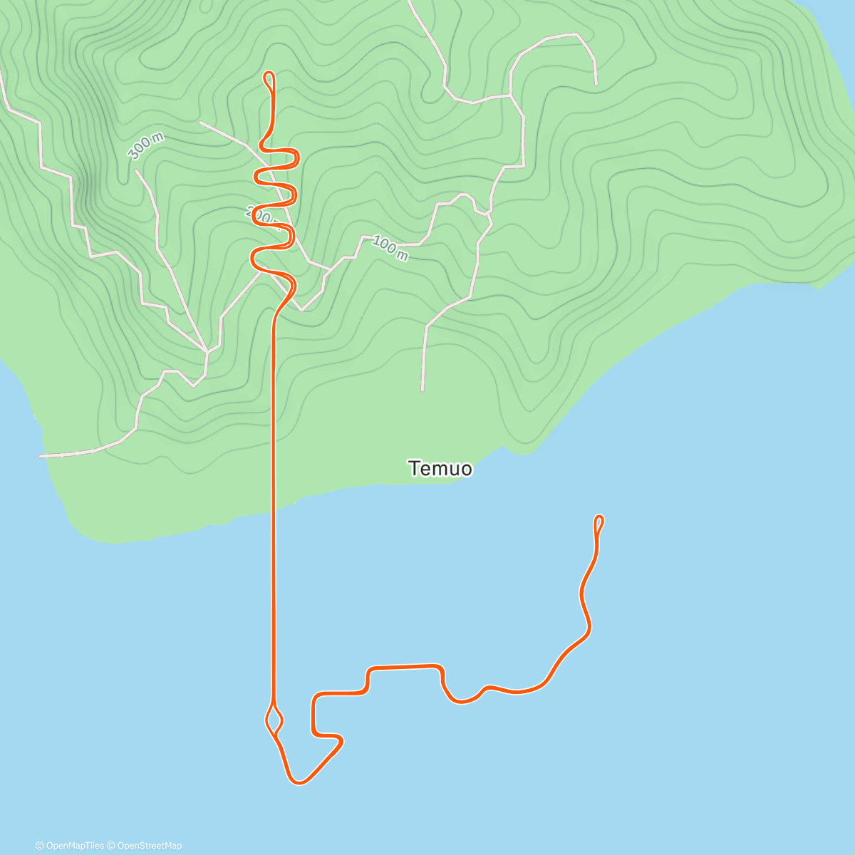 Map of the activity, Zwift - Cadence Into Over-Unders on Hilltop Hustle in Watopia