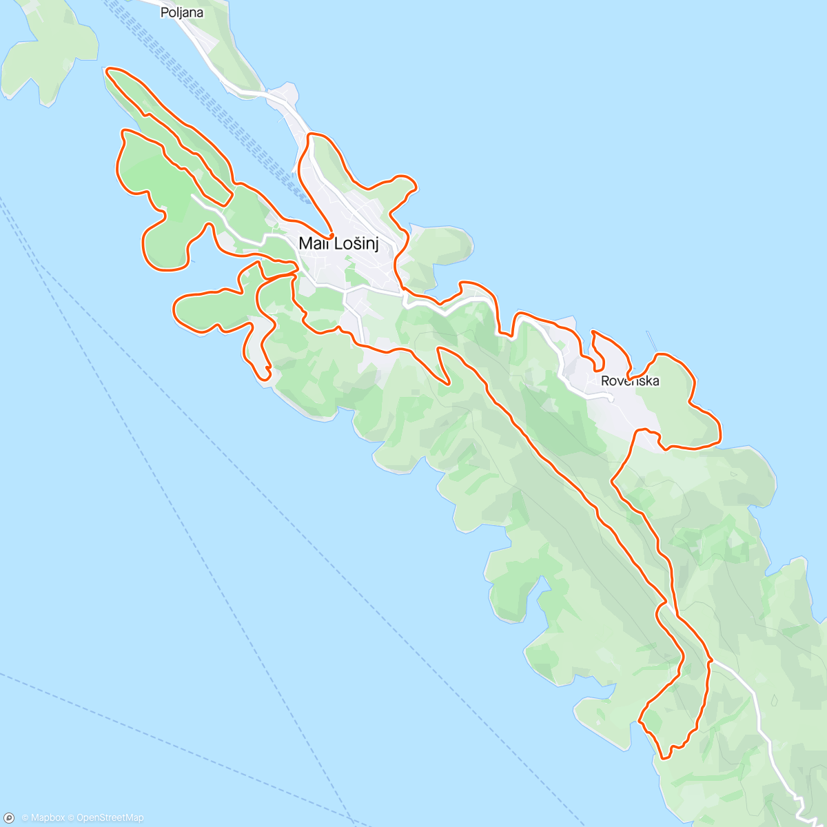 Map of the activity, 4islands MTB - Stage 3, Losinj. #3