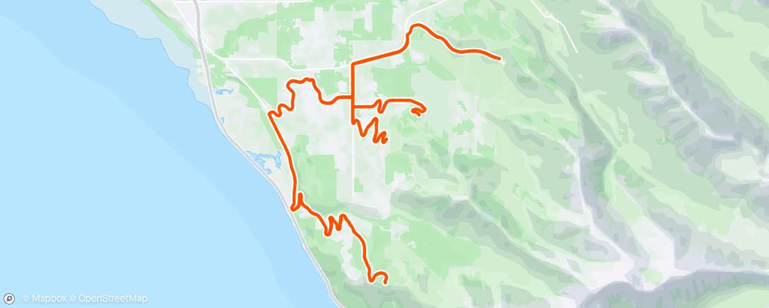 Map of the activity, Andy’s 28th B-day ride! 😆