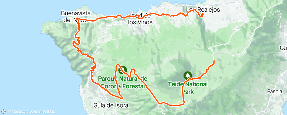 Map of the activity, Teide jour 4 🌋