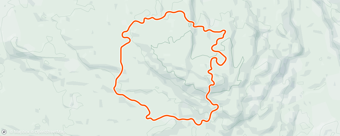 Map of the activity, TrainingPeaks Virtual - Workout: Aerobic Ride (60 mins)