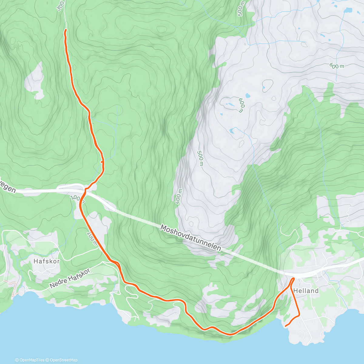 Карта физической активности (Hafskorvannet 🏃‍♂️)